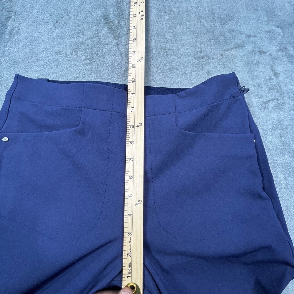 RLX Ralph Lauren Pants Womens Size 6 Royal Blue Eagle Stretch Golf Pants Wicking - Picture 7 of 10